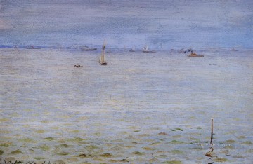 Paisaje marino de William Merritt Chase Pinturas al óleo